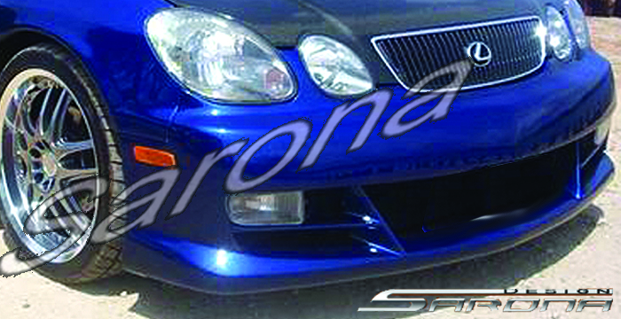 Custom Lexus GS300-400  Sedan Front Bumper (1998 - 2005) - $590.00 (Part #LX-020-FB)